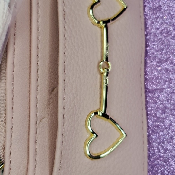 Juicy Couture πNWTπ Light Pink Heart to Heart Small Wallet! πππ - Picture 7 of 10